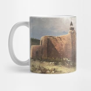 Spanish Mission Oil on Canvas Mug